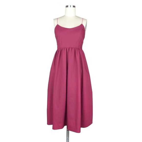 Showpo Wild Night Scoop Neck A-Line Dress Red Sz 10 party cocktail feminine - Picture 2 of 10